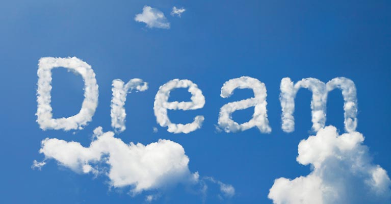 Dream clouds graphic