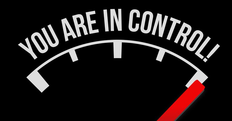 Your in control graphic