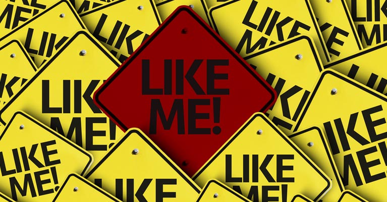 Like me graphic